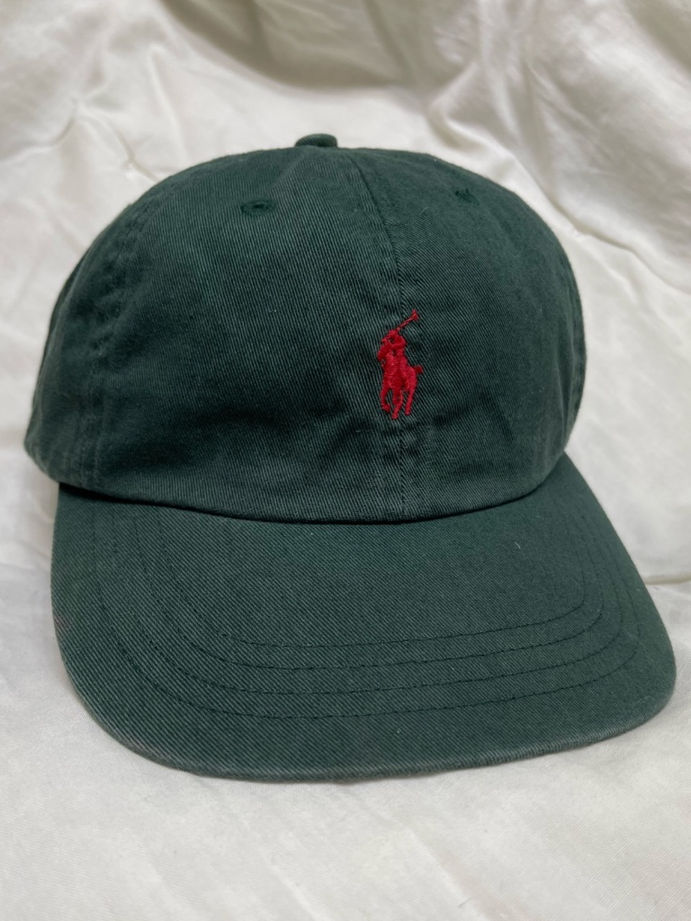 Polo Ralph Lauren Classic Sports Cap College Green cotton baseball hat GUC
